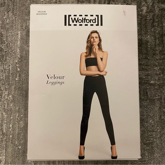 BNWT Wolford Velour Leggings - Picture 7 of 9